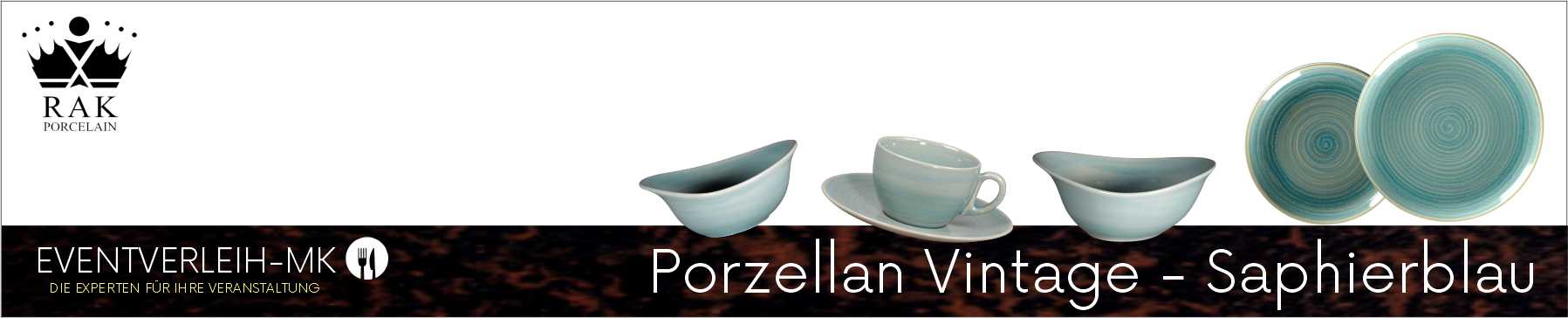 Porzellan - Saphirblau